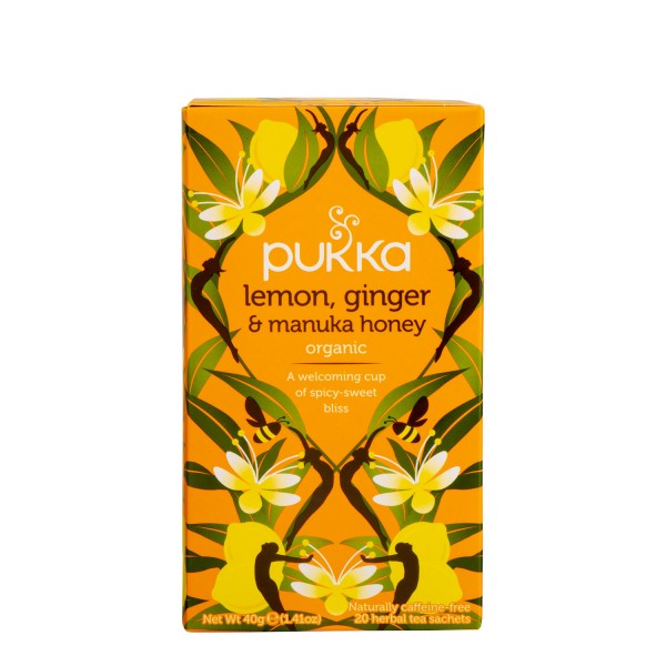 PUKKA Lemon, Ginger & Manuka Honey, 20 poser