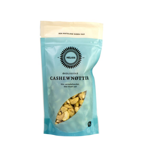 HELIOS økologiske cashewnøtter, 150g