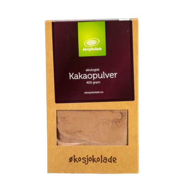 ØKOSJOKOLADE rå kakaopulver, 400g