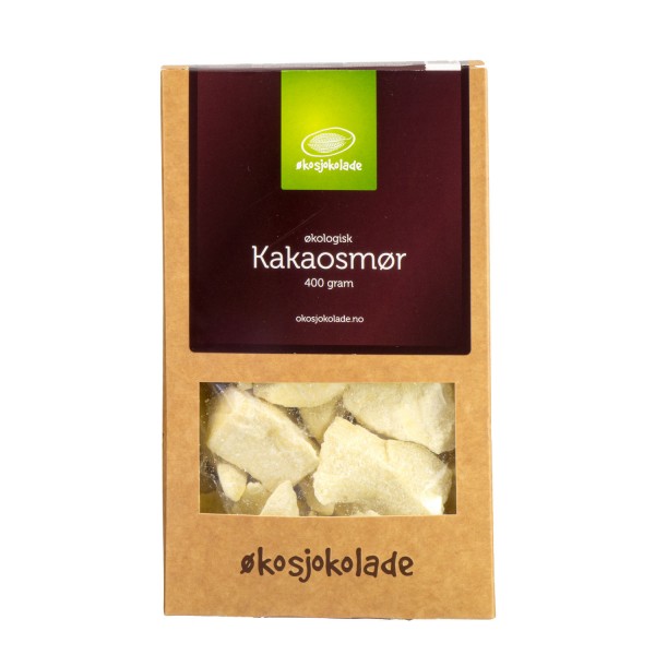 ØKOSJOKOLADE kakaosmør 400g