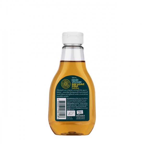 RENÉE VOLTAIRE Raw Agave Sirup Naturell, 240ml