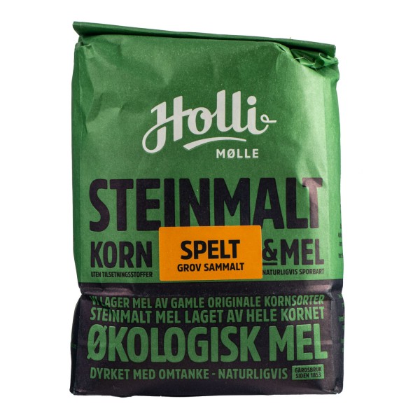 HOLLI økologisk grovt sammalt SPELT 1kg