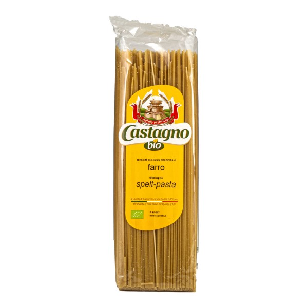 CASTAGNO økologisk emmer spaghetti, 500g