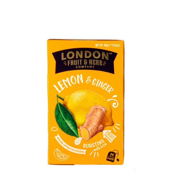 LONDON FRUIT & HERB Lemon & Ginger 20 poser