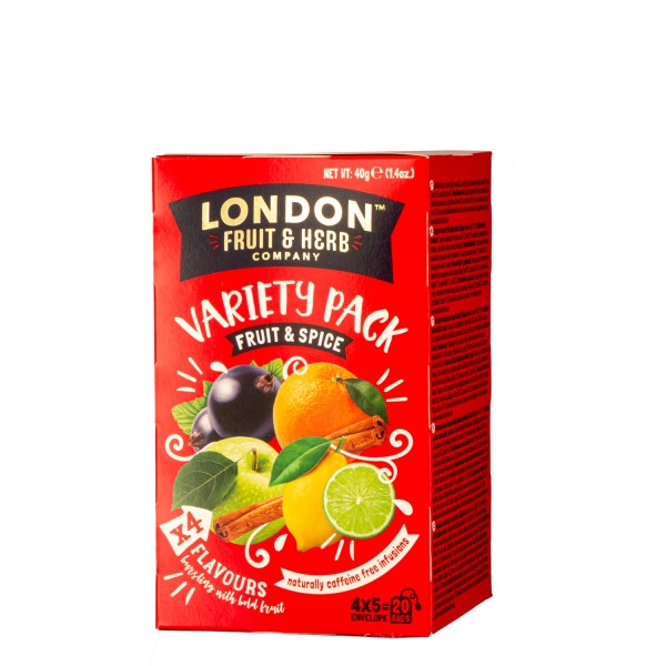 LONDON FRUIT & HERB Fruit & Spice Variety Pack 20 poser