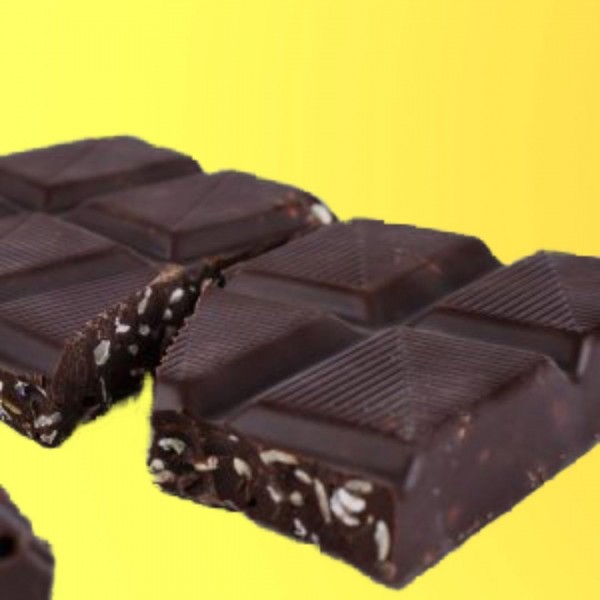 RENÉE VOLTAIRE Mørk sjokolade med hampfrø, 100g