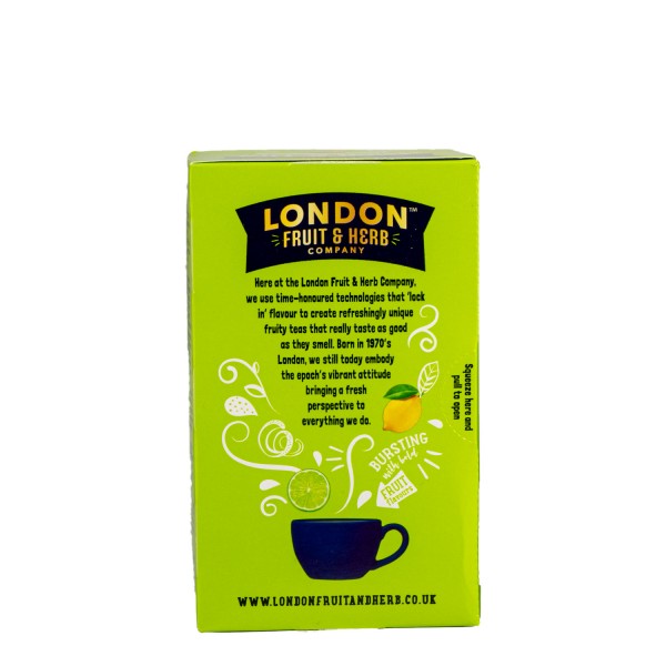 LONDON FRUIT & HERB Lemon & lime 20 poser