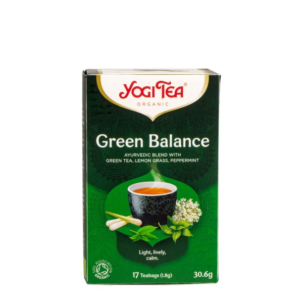 YOGI TEA Green Balance, 17 poser