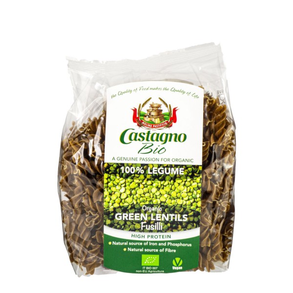 CASTAGNO økologisk linsepasta, 250g