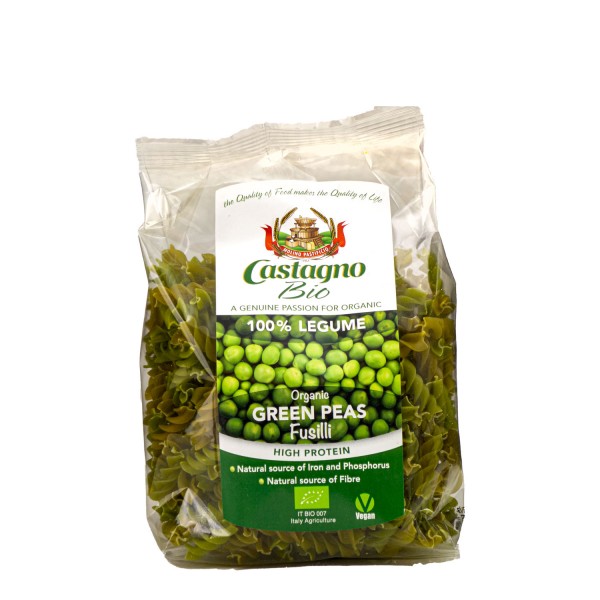 CASTAGNO økologisk ertepasta, 250g