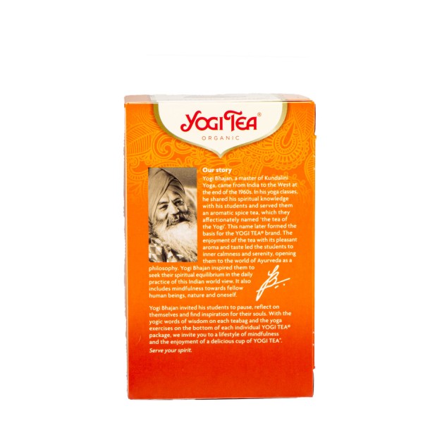 YOGI TEA Turmeric orange, 17 poser