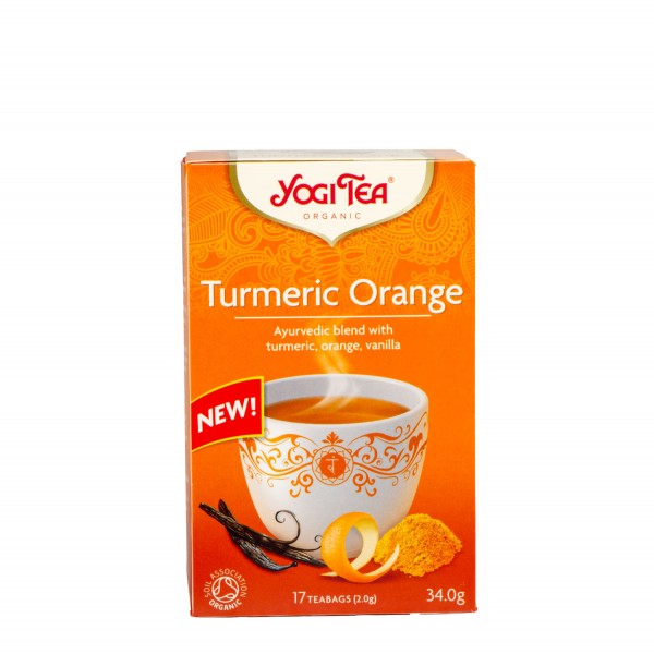 YOGI TEA Turmeric orange, 17 poser