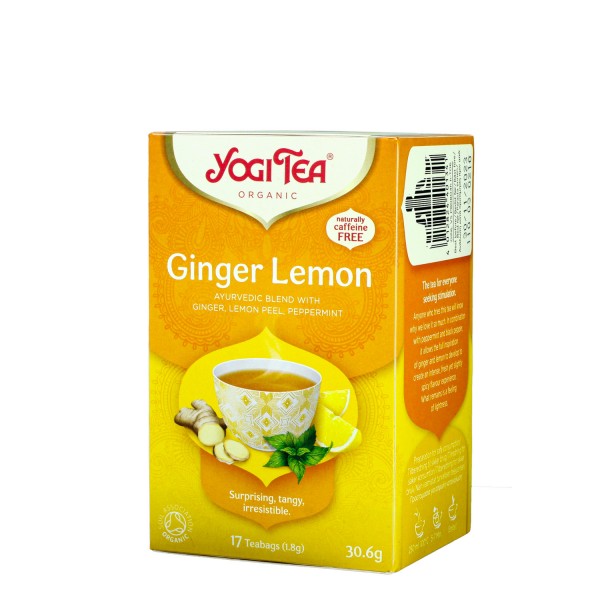YOGI TEA Ginger lemon, 17 poser