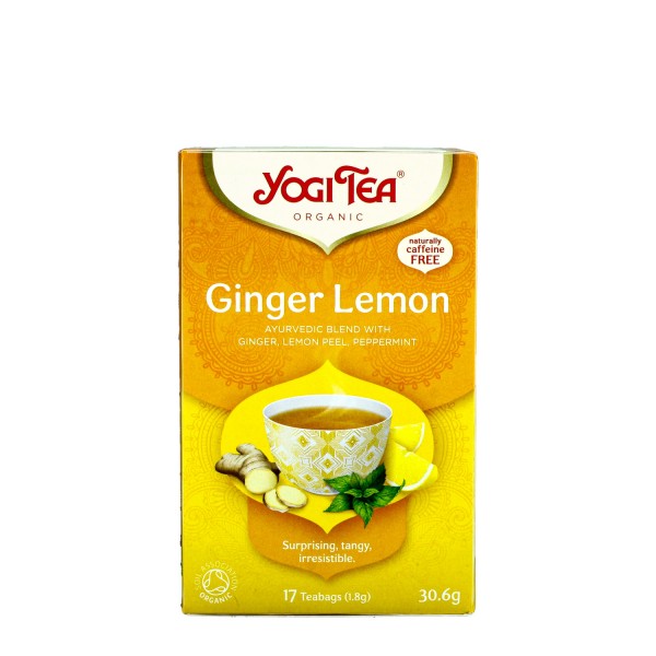 YOGI TEA Ginger lemon, 17 poser
