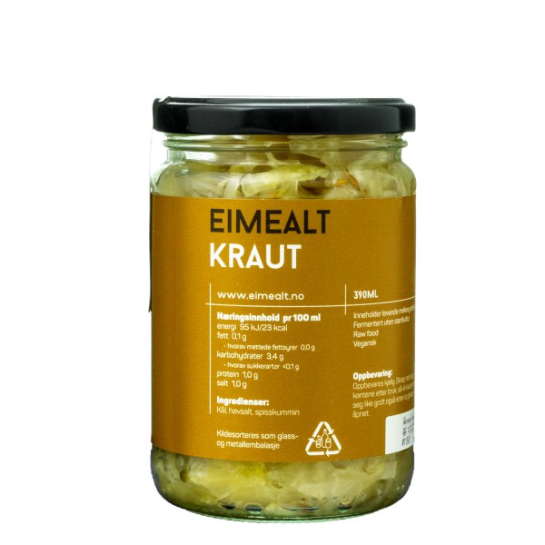EIMEALT håndlaget sauerkraut, 390 ml
