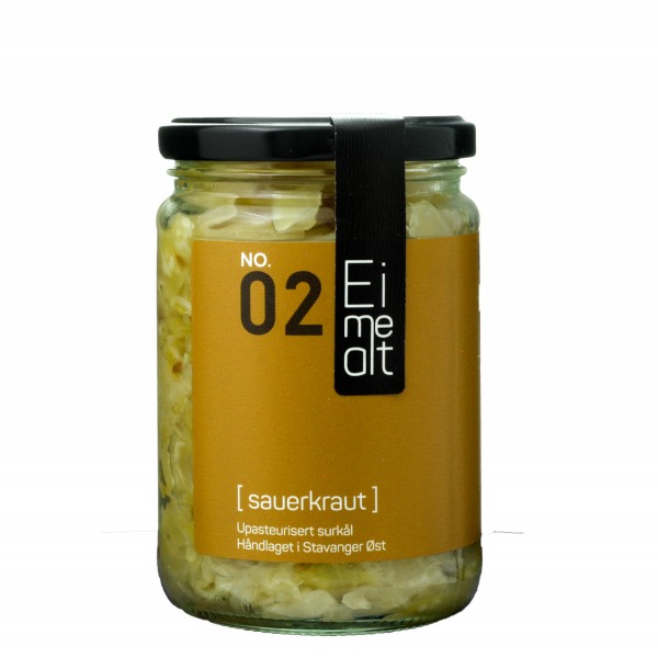 suppe Læsbarhed atom EIMEALT håndlaget sauerkraut, 390 ml