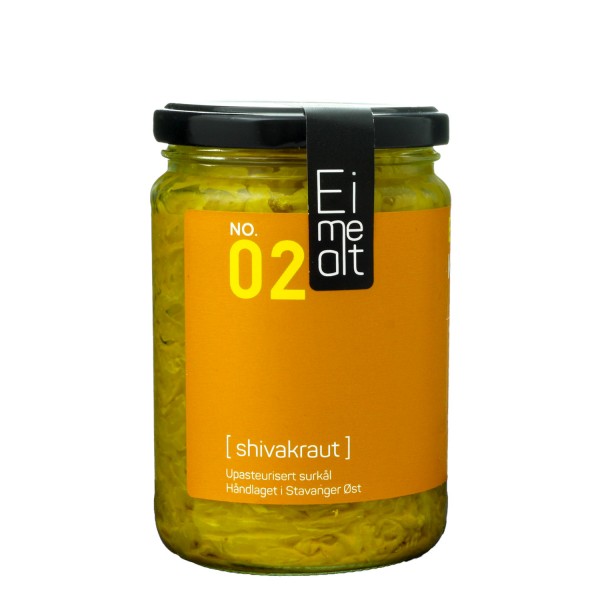 EIMEALT håndlaget sauerkraut m/ingefær, 390 ml