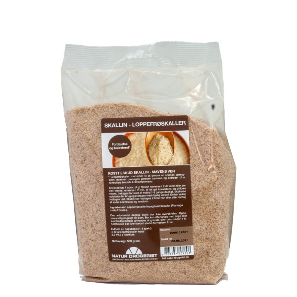 NATUR DROGERIET Psyllium Husk - Loppefrøskall, 500g