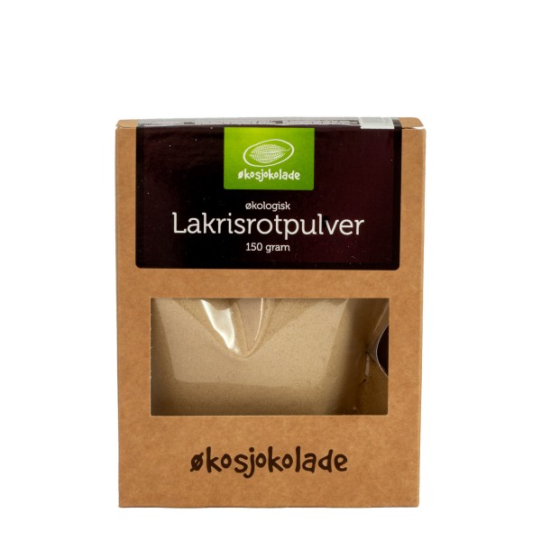 ØKOSJOKOLADE lakrisrotpulver 150g