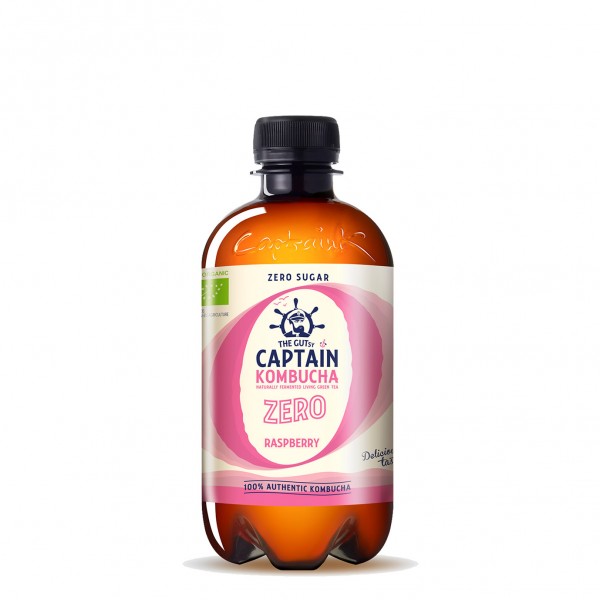 CAPTAIN KOMBUCHA Zero raspberry 400ml