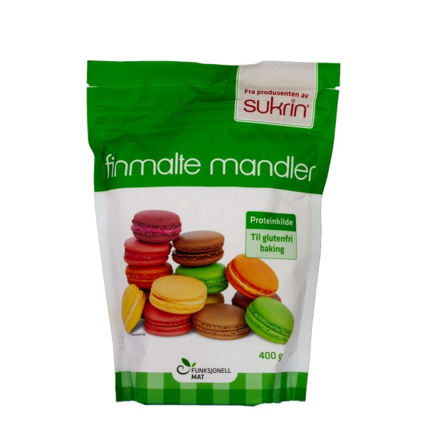 Finmalte mandler, 400g