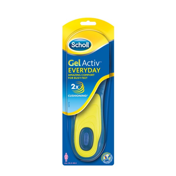 SCHOLL Gel Active Everyday kvinne 1 par