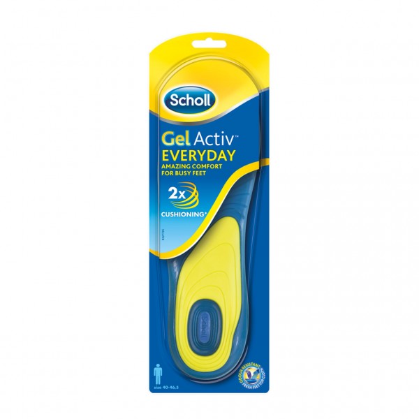 SCHOLL Gel Active Everyday mann, 1 par