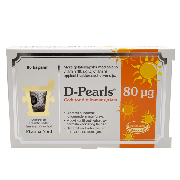 D-Pearls 80 µg 80 kapsler