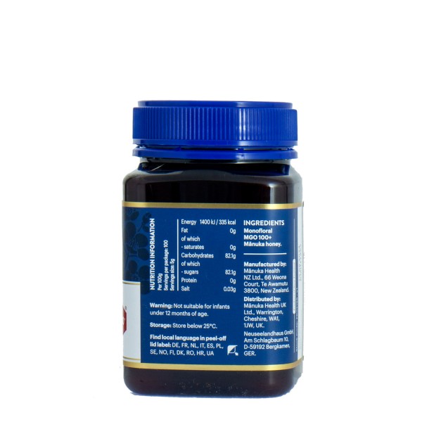 MANUKA HEALTH Manuka honning MGO100+, 500g