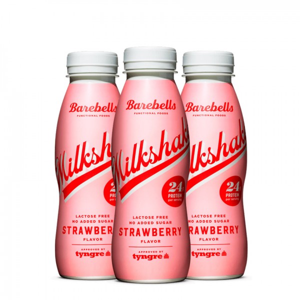 BAREBELLS Strawberry Milkshake 3 x 330ml