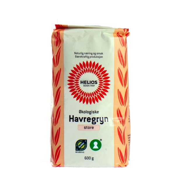 HELIOS store havregryn, 600g