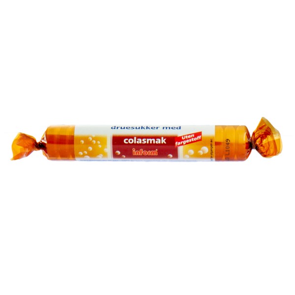 INFORM Druesukkertabletter cola, 40g