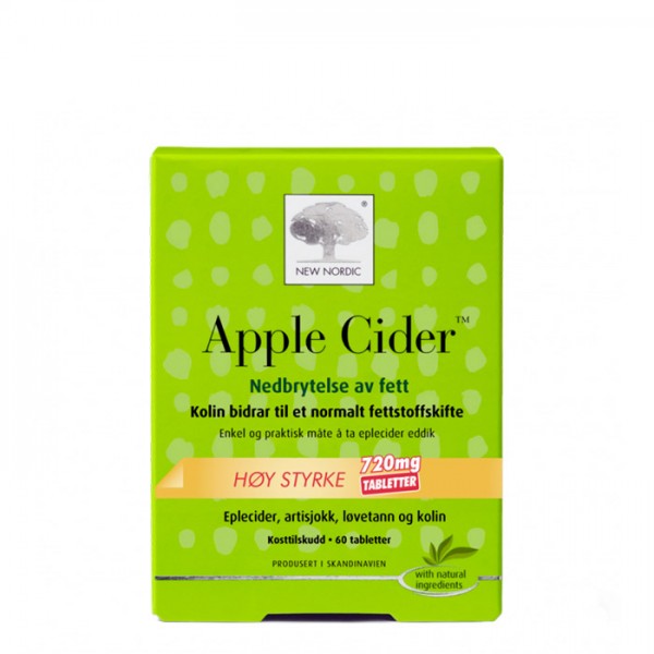 NEW NORDIC Apple Cider Høy styrke 60 tabl