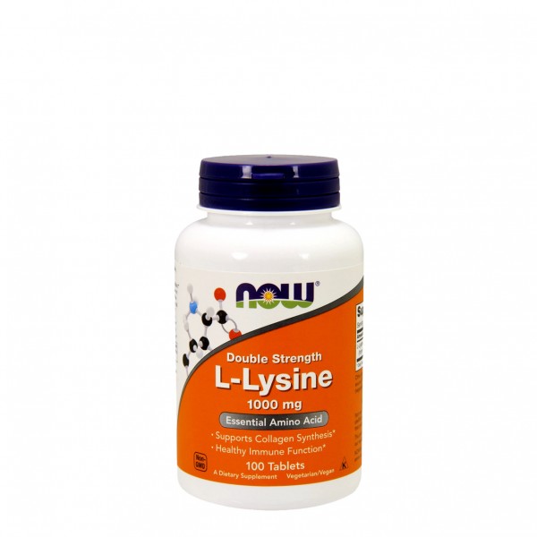 NOW Double Strength L-Lysine 100 tab