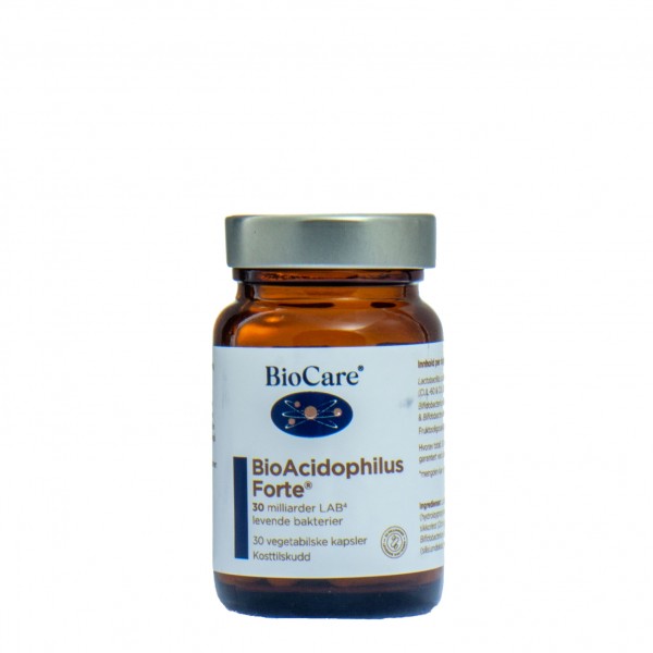 BIOCARE Bio-Acidophilus Forte, 30 kpsl