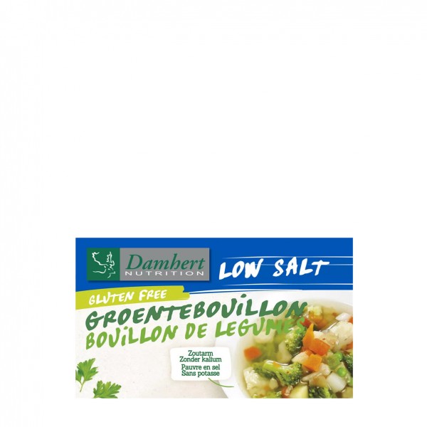 DAMHERT Low Salt grønnsaksbuljong 64g