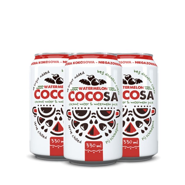 CocoSa Coconut Water with watermelon juice 3 x 33cl