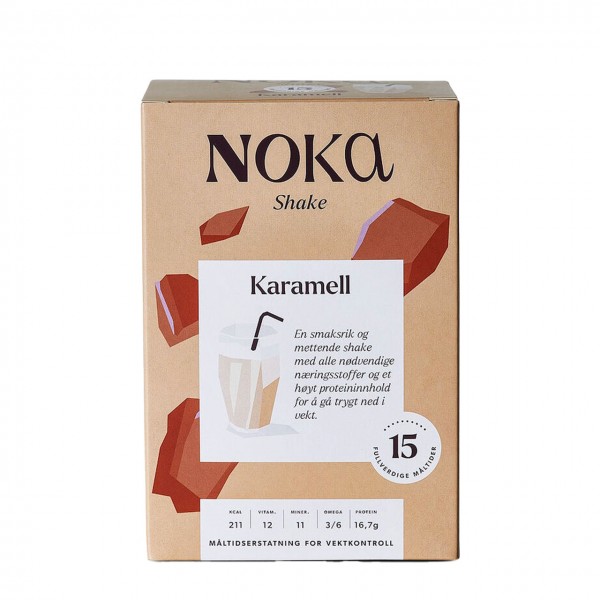 Noka Milkshake Diet caramel 15stk