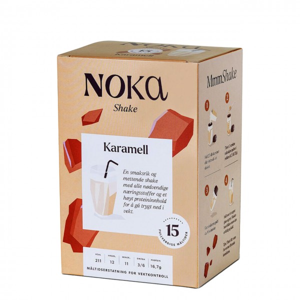 Noka Milkshake Diet caramel 15stk