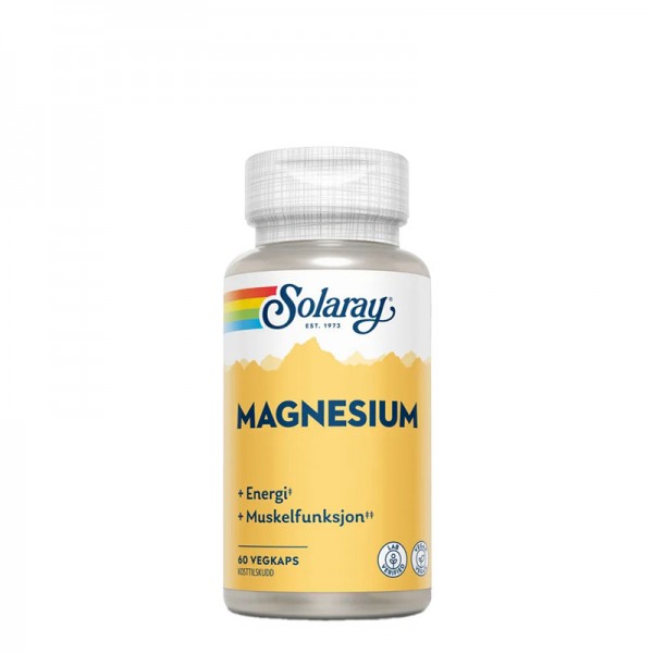 SOLARAY Magnesium 200mg, 60 kpsl