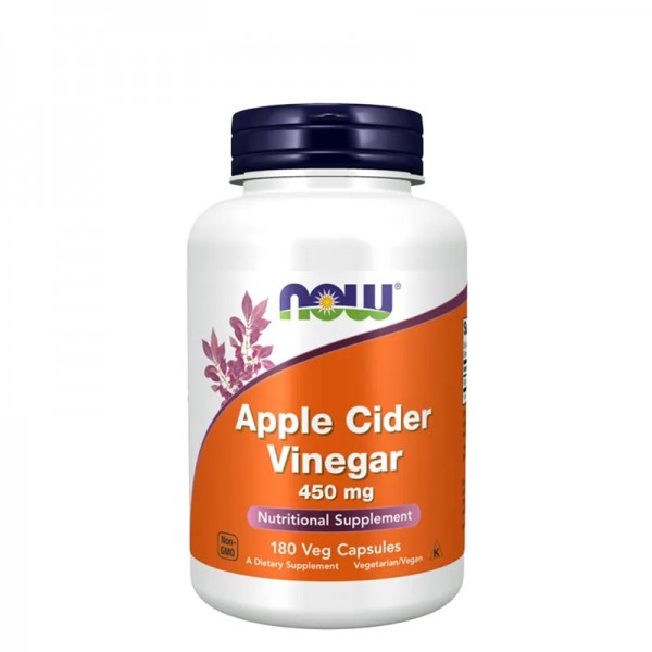 NOW Apple Cider Vinegar 450mg 180 kpsl