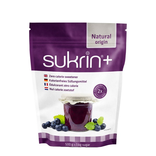 SUKRIN+ med Stevia, 500g