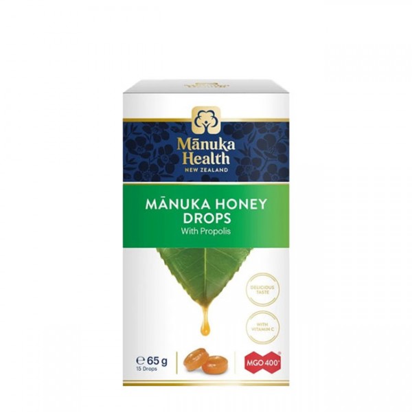 MANUKA HEALTH honningdrops med propolis 65g