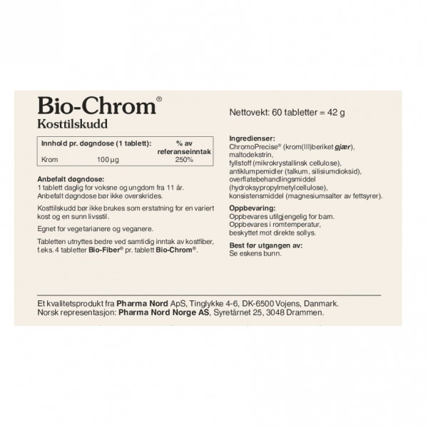 Bio-chrom ChromoPrecise 60 tbl