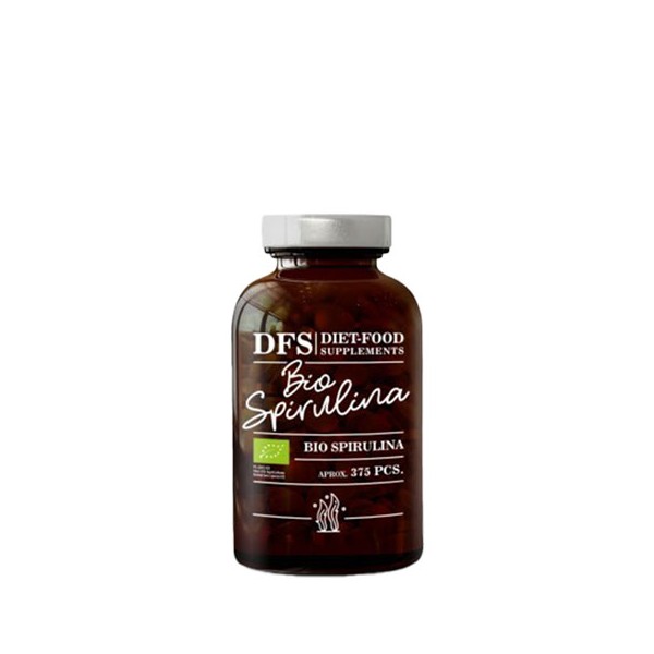 DIET FOOD Bio Spirulina 375 tabletter