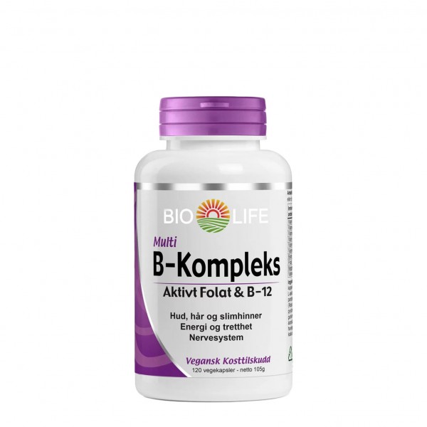 BIO LIFE B- kompleks 120 kpsl