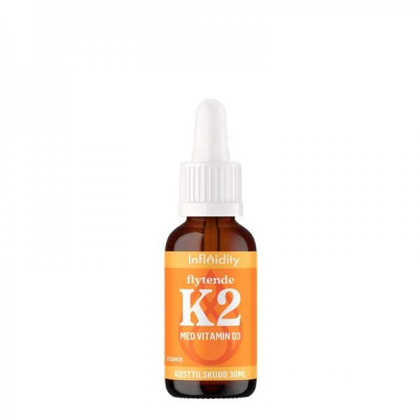 INFLUDIDITY flytende K2 med vegansk D3 30ml