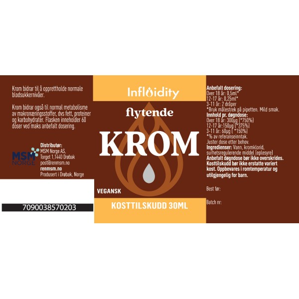 INFLUIDITY flytende krom 30ml