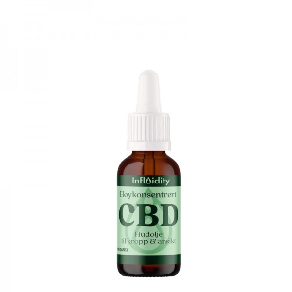 INFLUIDITY høykonsentrert CBD hudolje 30ml