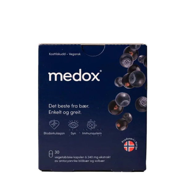 Medox – naturlig antocyaner fra blåbær og solbær, uten abonnement